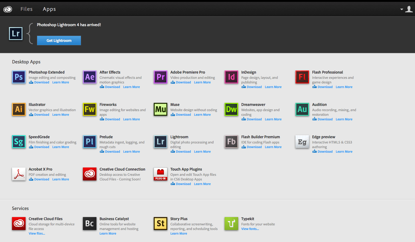 Adobe Creative Cloud Collection